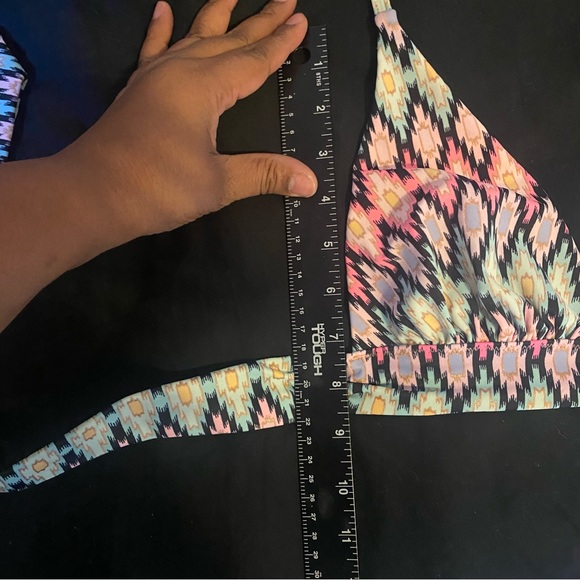 VICTORIA'S SECRET THE PLUNGE HALTER TRIANGLE BIKINI TOP SMALL - Picture 8 of 8